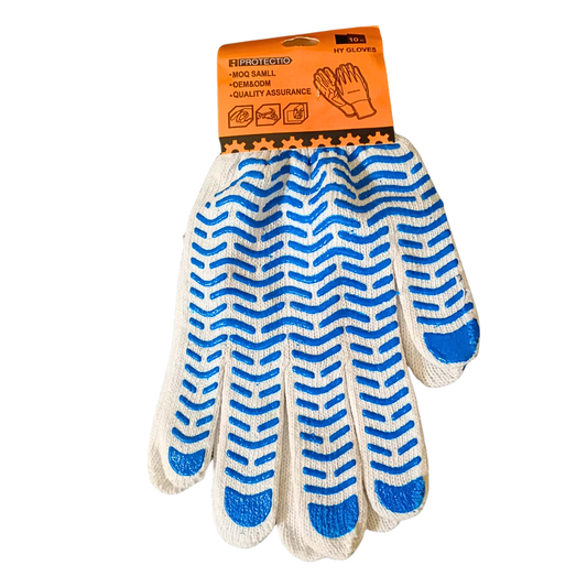 LUVA DE MALHA DE ALGODÃO T10