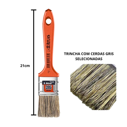 PINCEL TRINCHA PINTURA ATLAS 1.1/2
