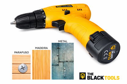 PARAFUSADEIRA 3/8 10MM A BATERIA TB-12A/12V