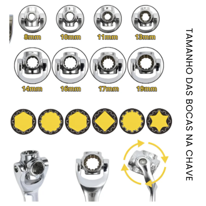 CHAVE UNIVERSAL 48EM1 MULTIFUNCIONAL