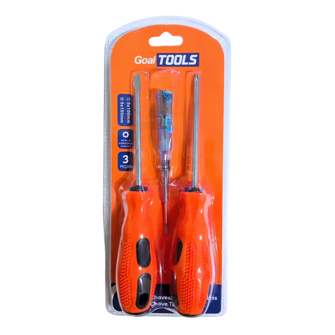 KIT FENDA/PHILIPS + CHAVE TESTE