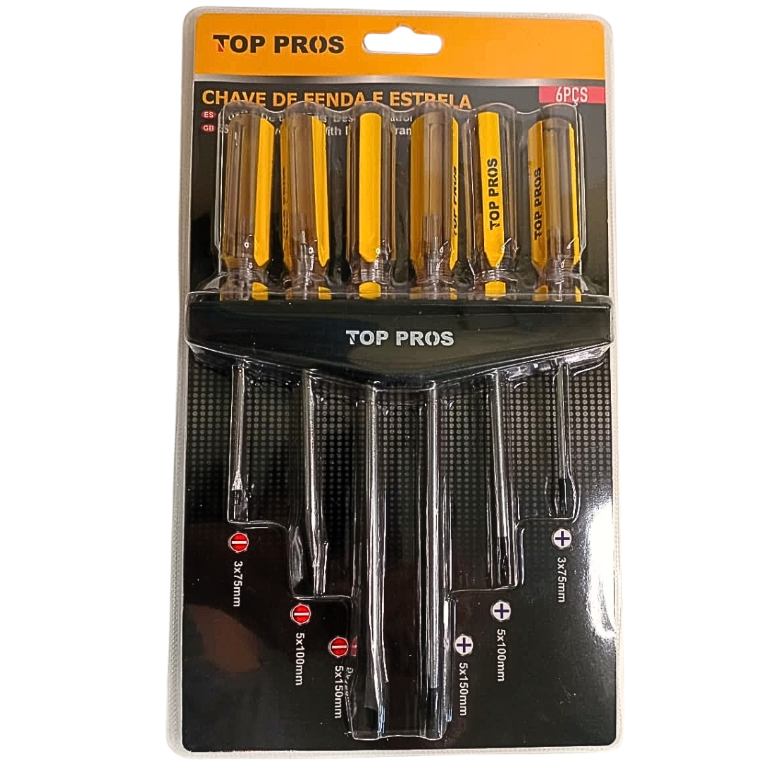 KIT CHAVES FENDA E PHILIPS