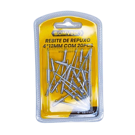 REBITE DE REPUXO 4x12*20pças