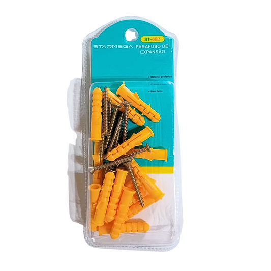 KIT PARAFUSO PHILIPS COM BUCHA-ANEL Ø08mm 15pares