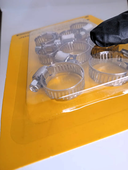 ABRAÇADEIRA DE AÇO 8peças