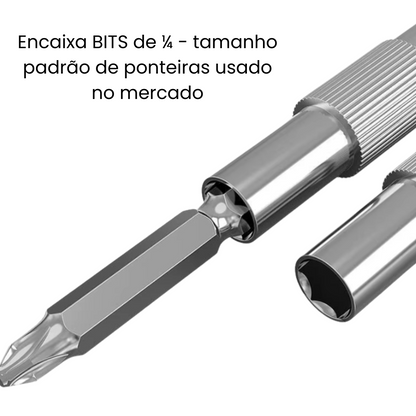 EXTENSOR ALONGADOR FLEXÍVEL - BITS 1/4